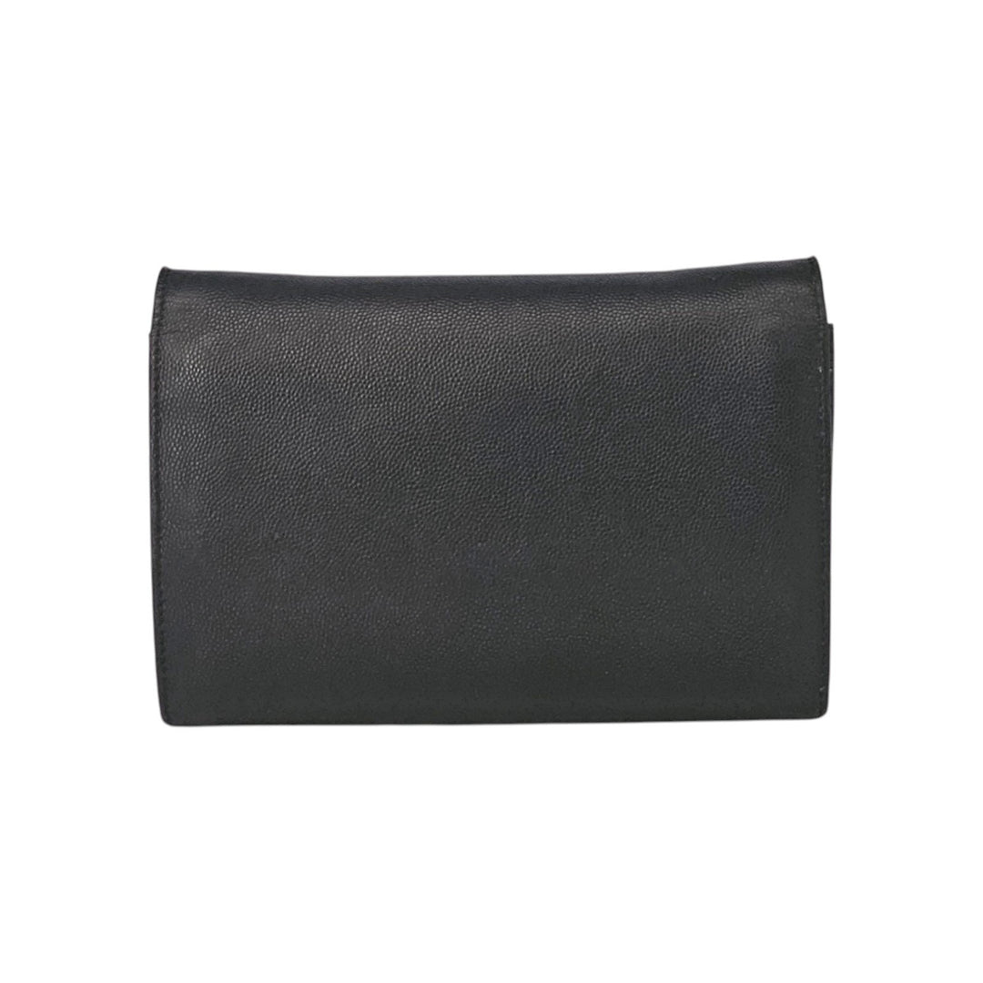 Tom Ford Aube Black Leather Crossbody Clutch Wallet Bag Black - $1800