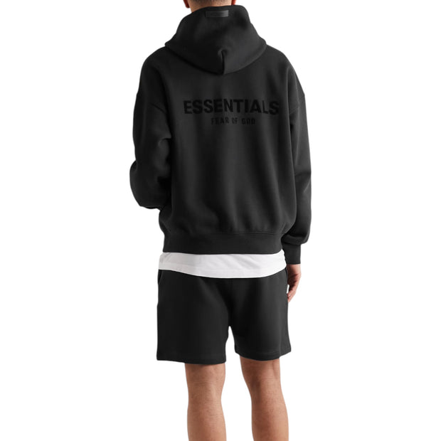 Fear of God Essentials FW22 Hoodie 'Stretch Limo' - Black