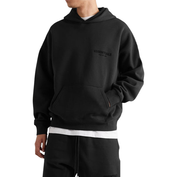 Fear of God Essentials FW22 Hoodie 'Stretch Limo' - Black