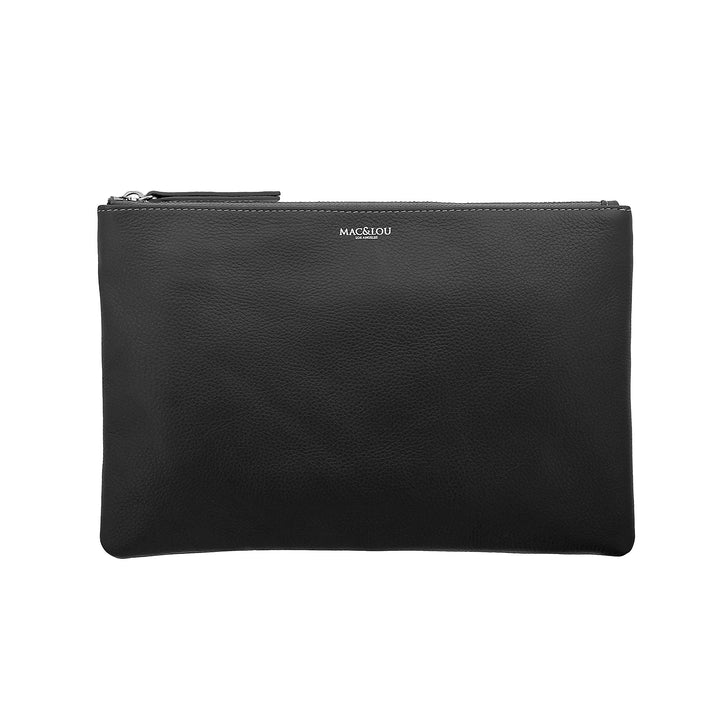 Zip Clutch Pouch Black