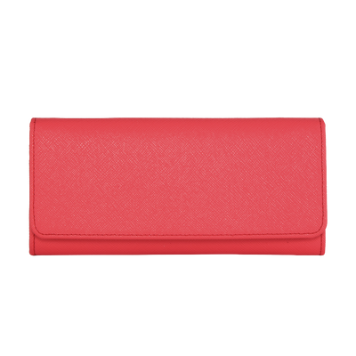 MAC&LOU Bifold Wallet Vegan Leather Red