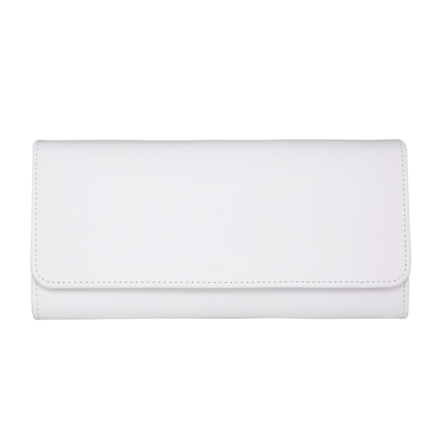 MAC&LOU Bifold Wallet Vegan Smooth Leather White