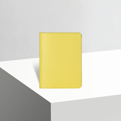 Passport Case | Smooth Canary Yellow
