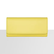MAC&LOU Bifold Wallet Vegan Smooth Leather Yellow