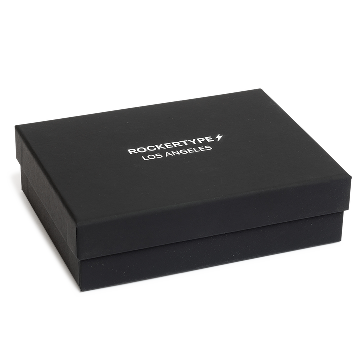 ROCKERTYPE Crocodile Cardholder - Black