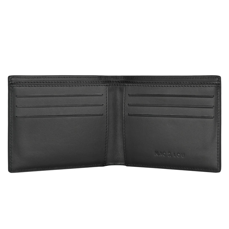 MAC&LOU Men's Wallet Vegan Leather Black