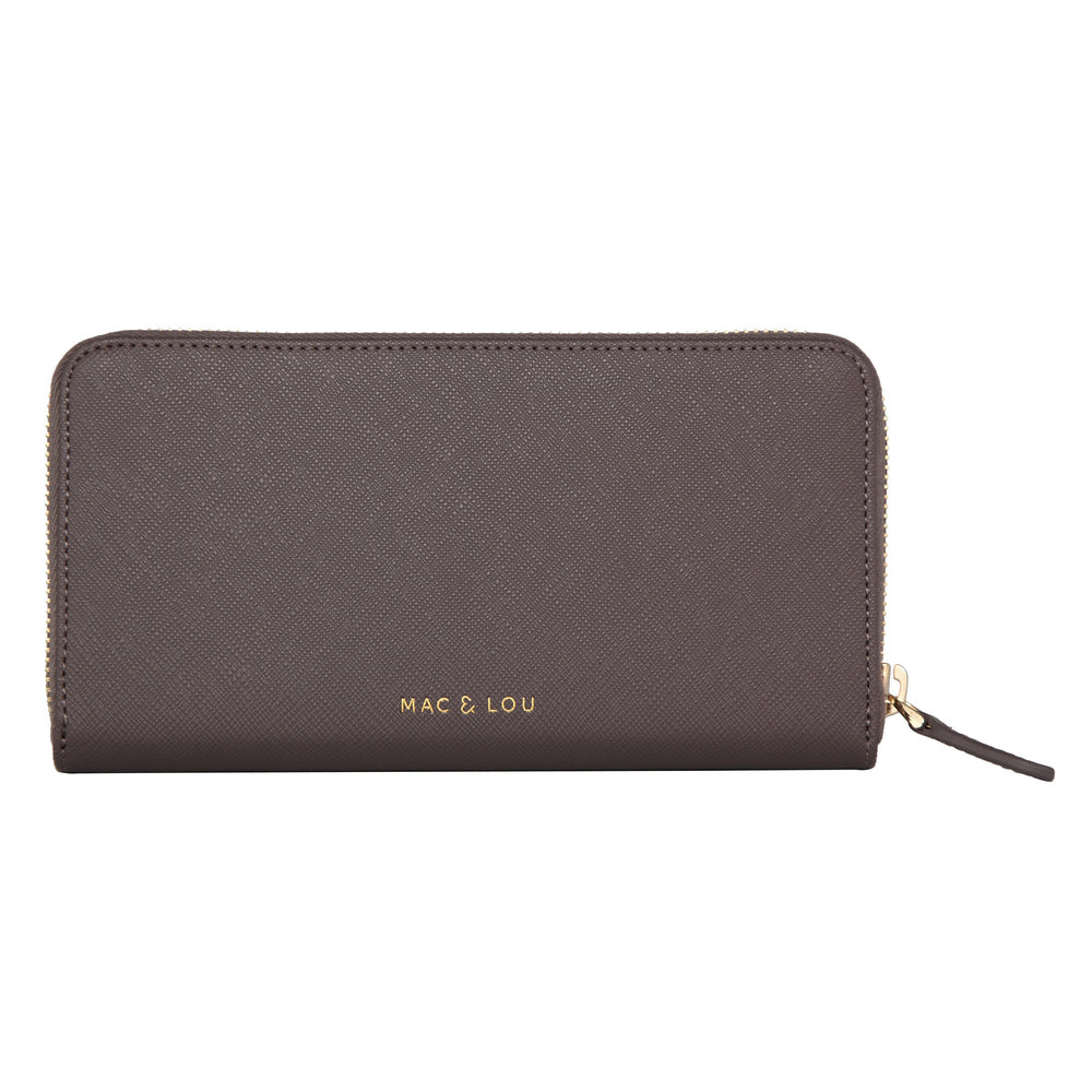 Zip Wallet | Pale Brown