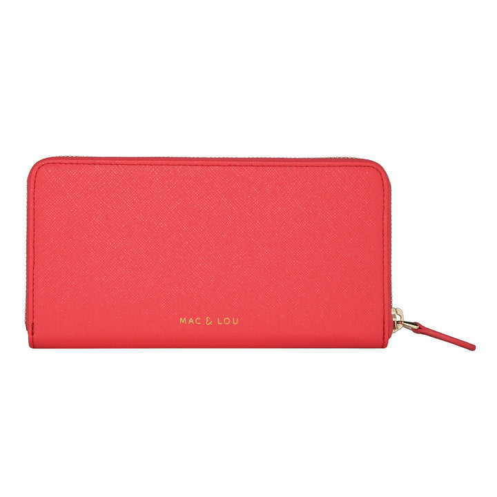 Zip Wallet | Lollipop Red