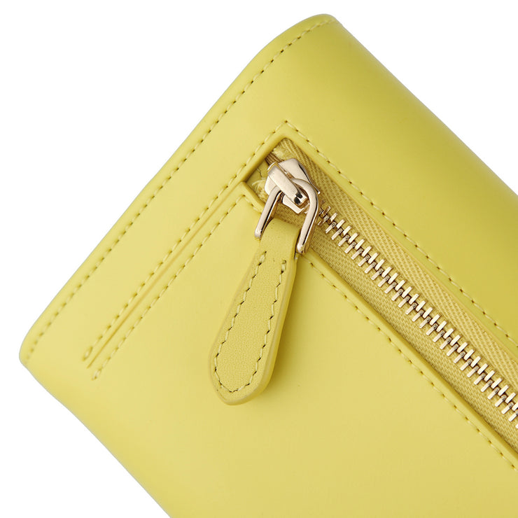 Bifold Wallet | Smooth Canary Yellow