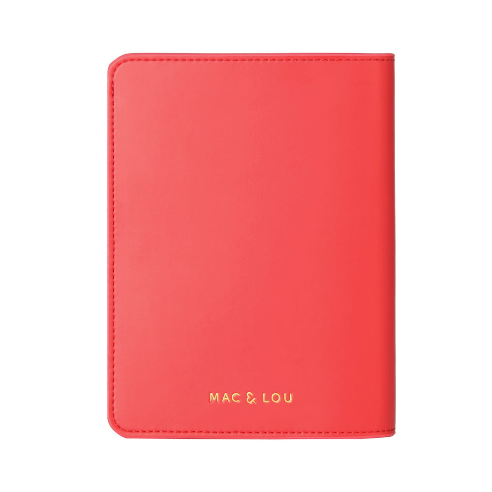 Passport Case | Smooth Lollipop Red