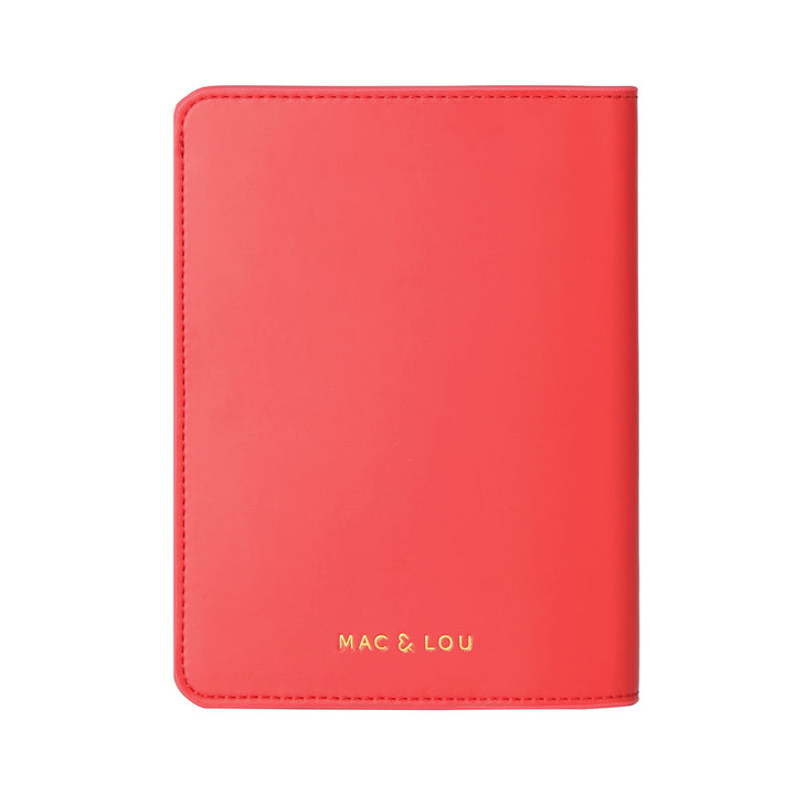 Passport Case | Smooth Lollipop Red
