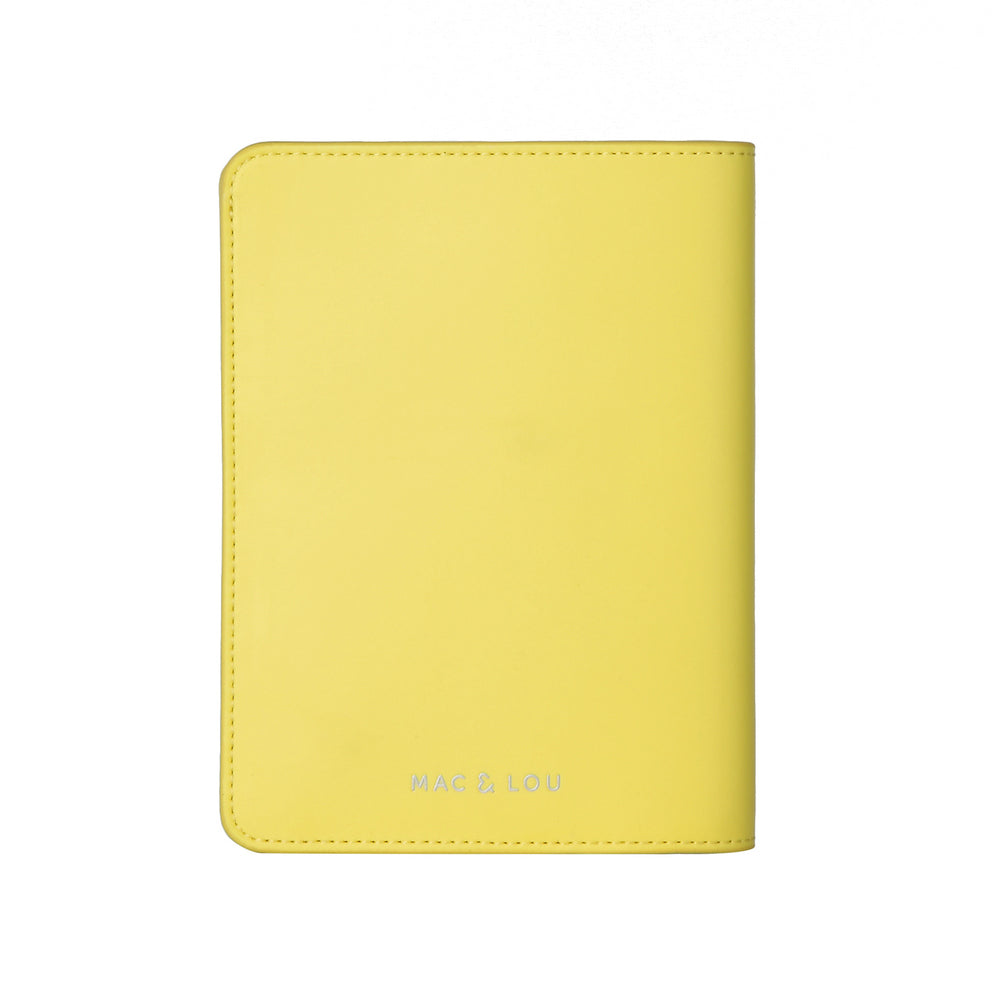 Passport Case | Smooth Canary Yellow