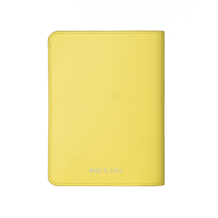 Passport Case | Smooth Canary Yellow