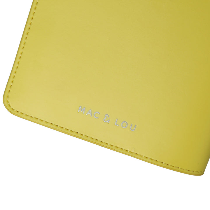 Passport Case | Smooth Canary Yellow