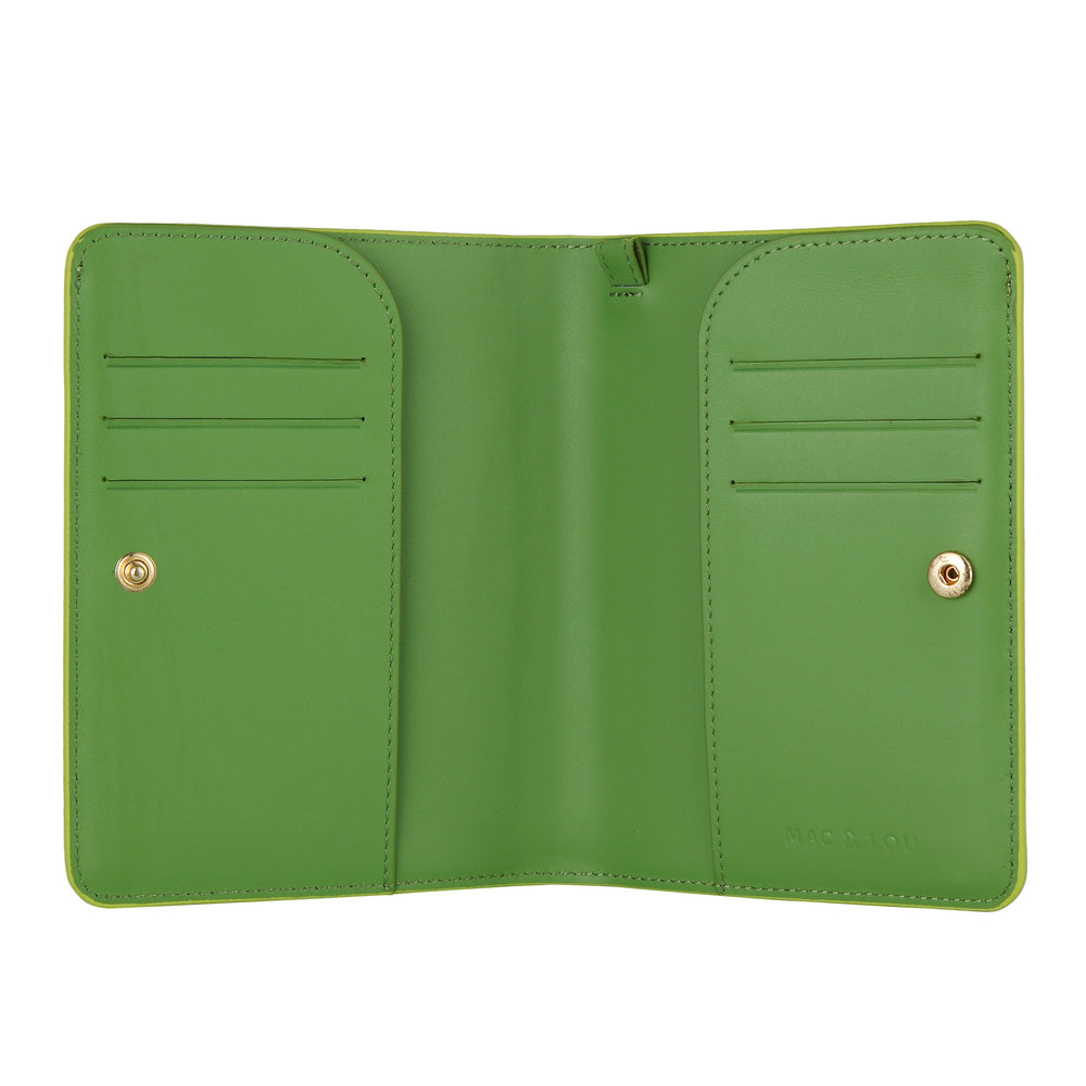 Passport Case | Smooth Lime Green