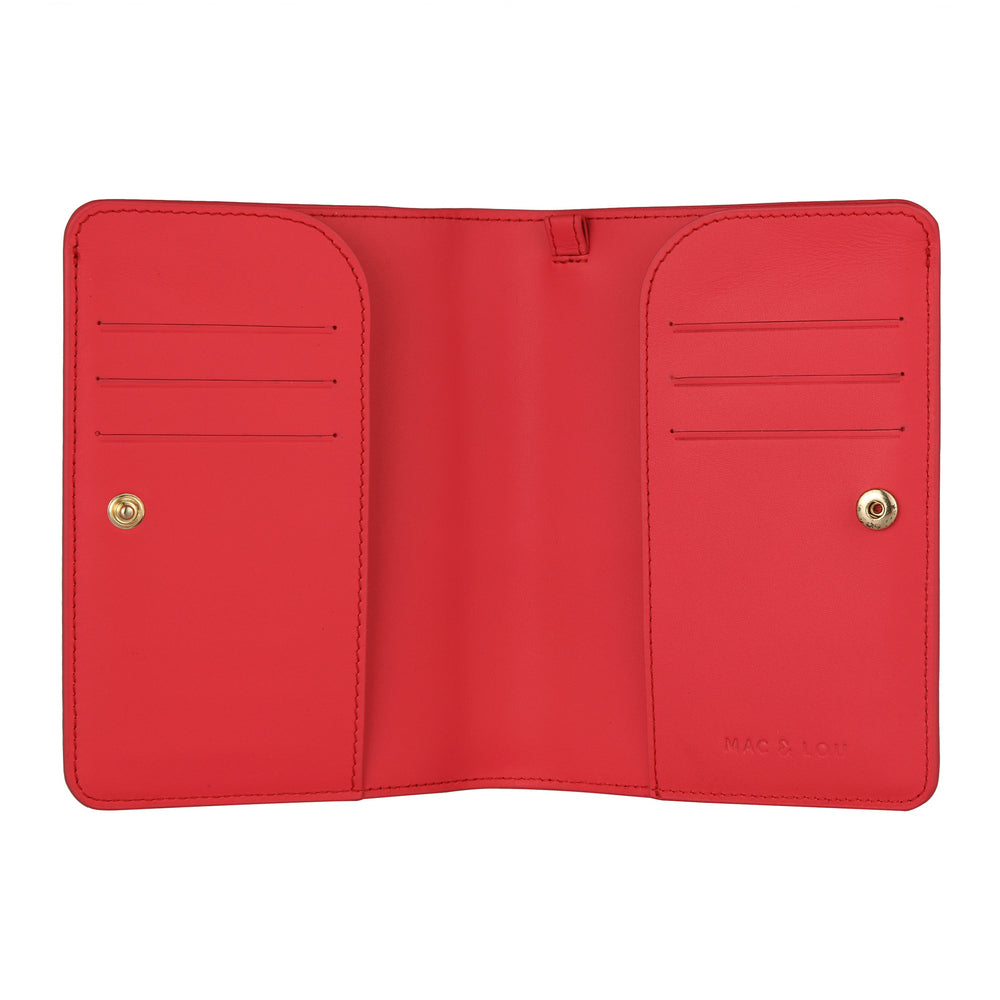 Passport Case | Smooth Lollipop Red