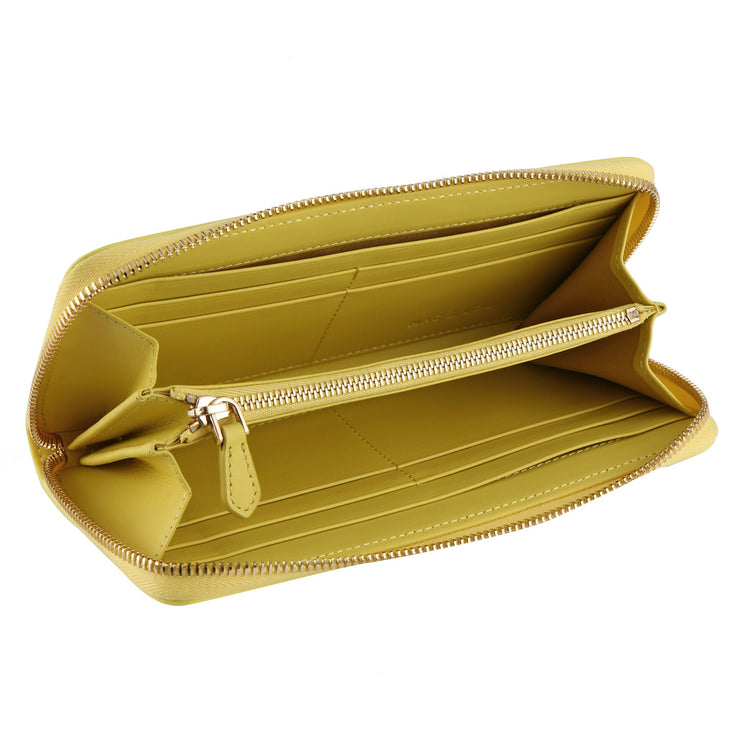 Zip Wallet | Smooth Canary Yellow