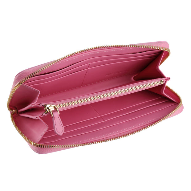 Zip Wallet | Smooth Bubblegum Pink
