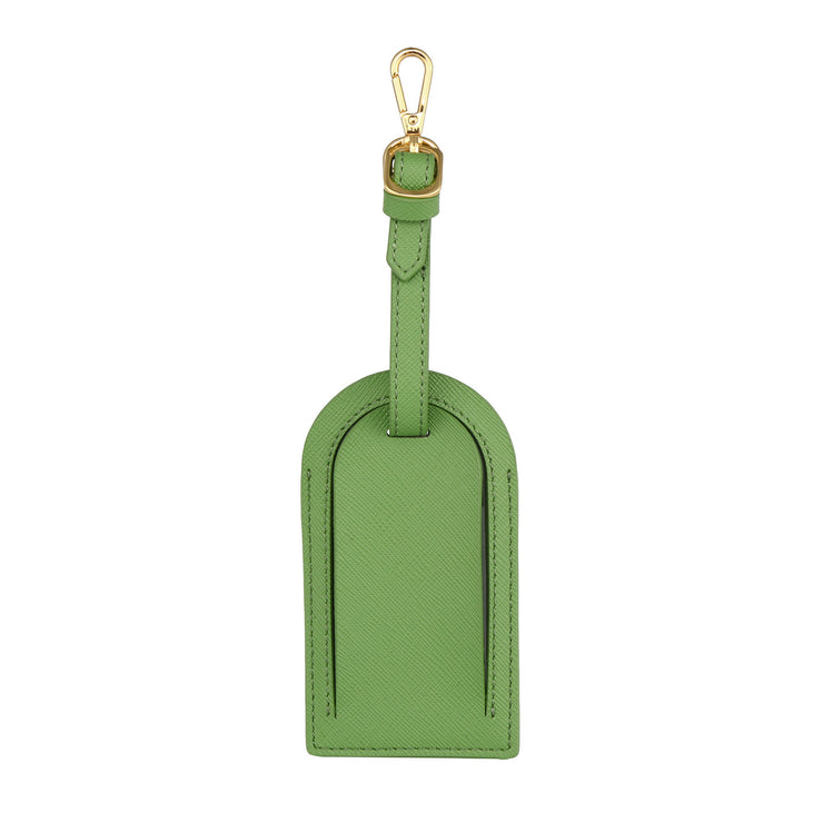 Luggage Tag | Green _saffiano