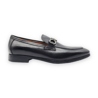 Salvatore Ferragamo Gancini-Bit Leather Loafers