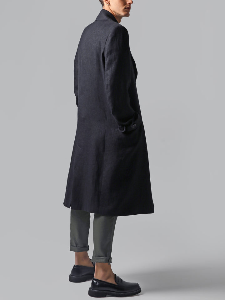 Visaltes Linen Overcoat