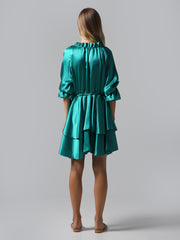 Visaltes Silk Green Dress